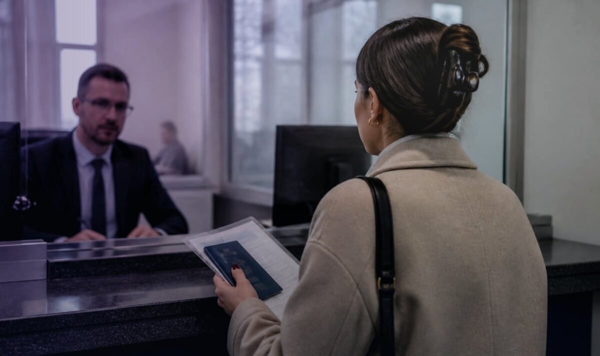 Atendimento em balcão consular