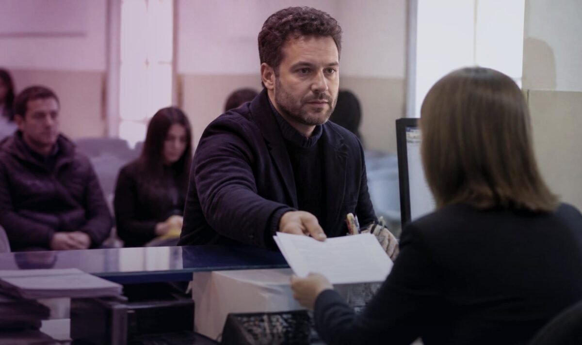 Atendimento em repartição pública italiana